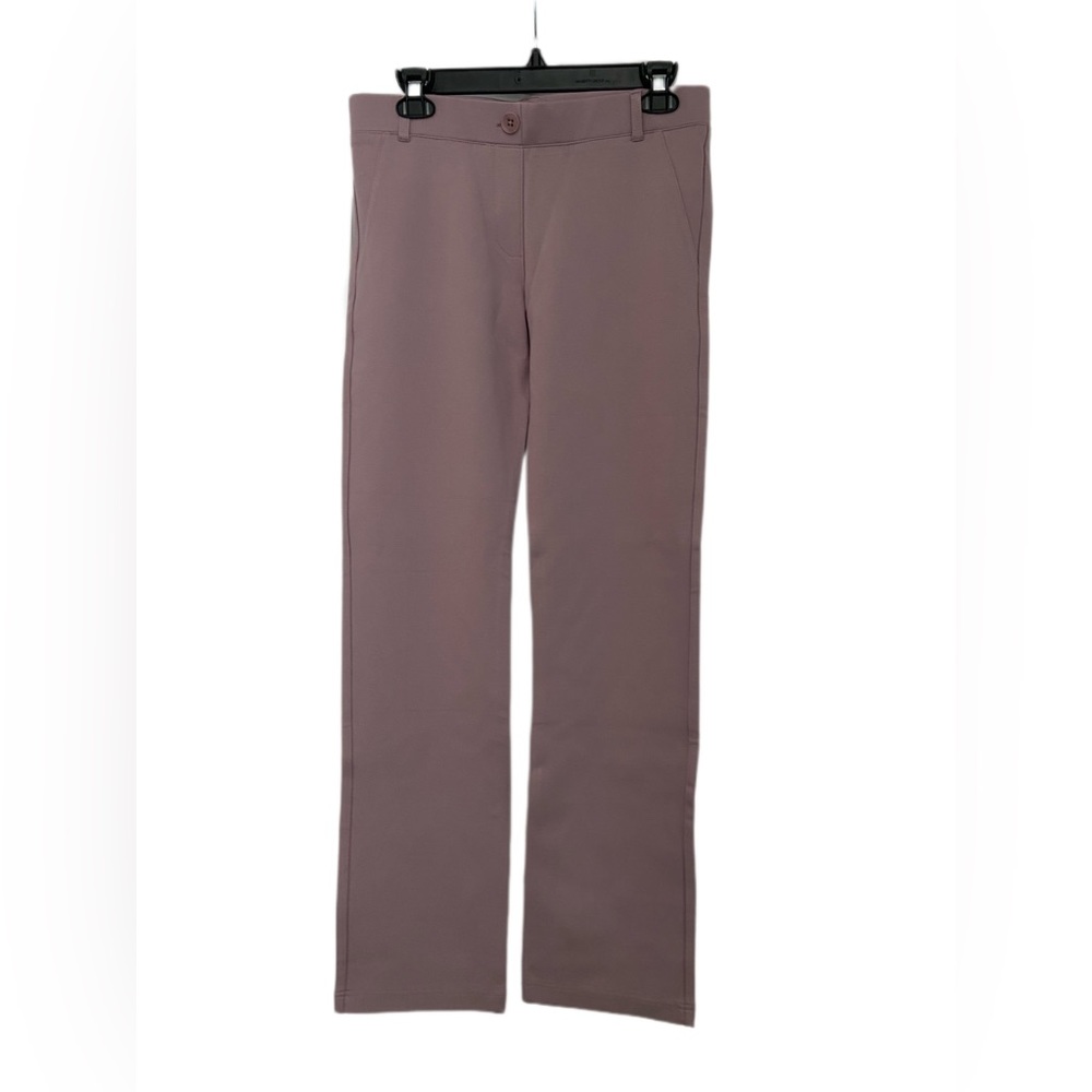 Betabrand dress pant yoga pants; medium; rosewater